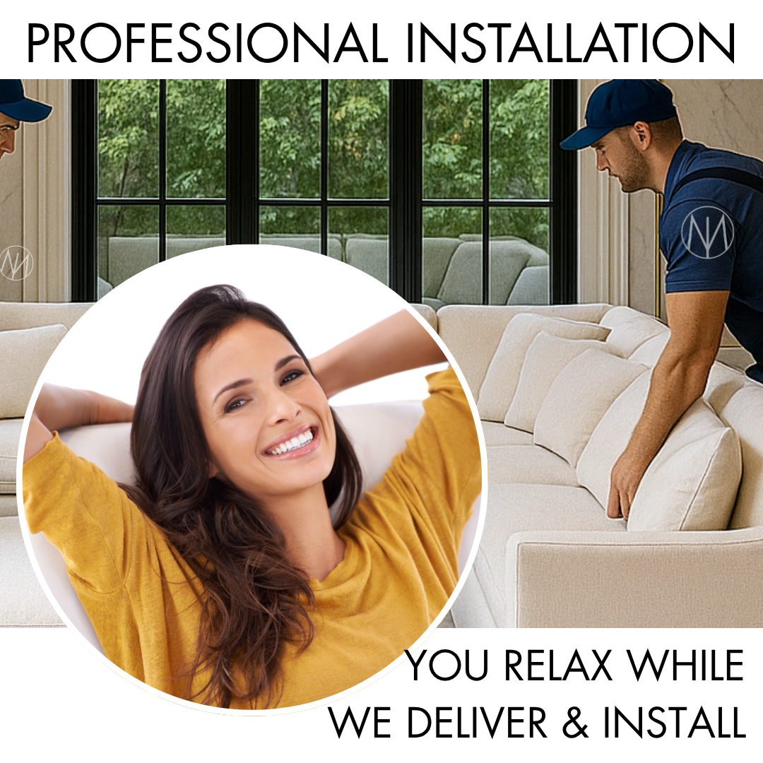 Luxe Depth Slate Gray Performance Boucle Square Arm Cloud Couch - 4pc Set