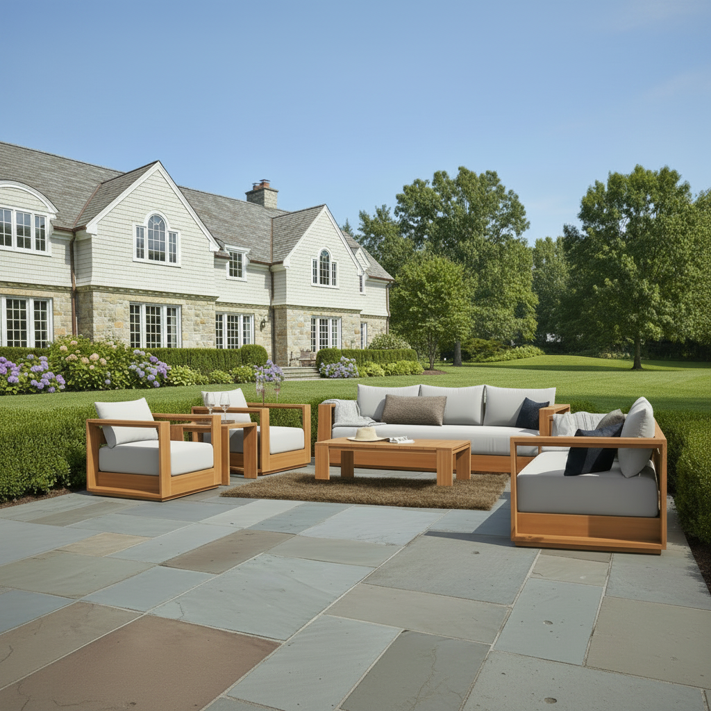 Premier Wood Outdoor Sofa - Signature Set
