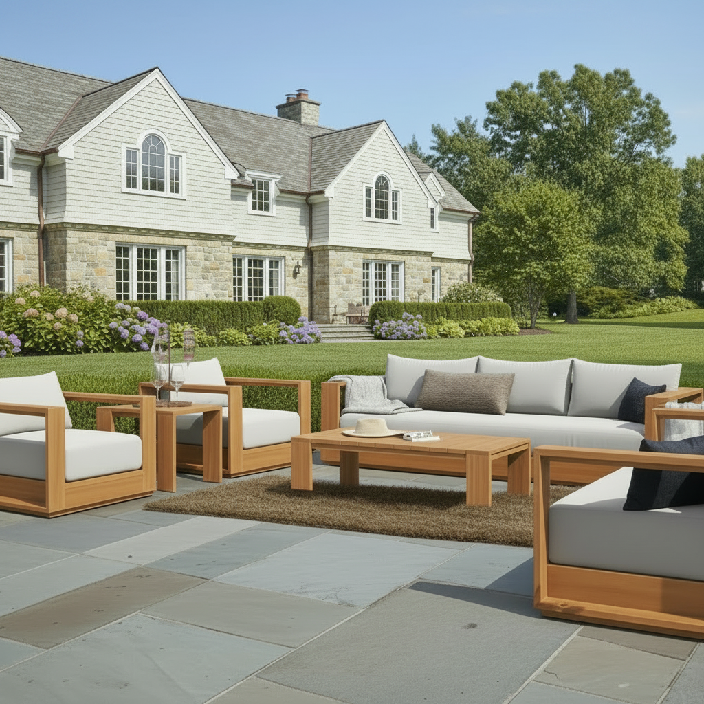 Premier Wood Outdoor Sofa - Signature Set